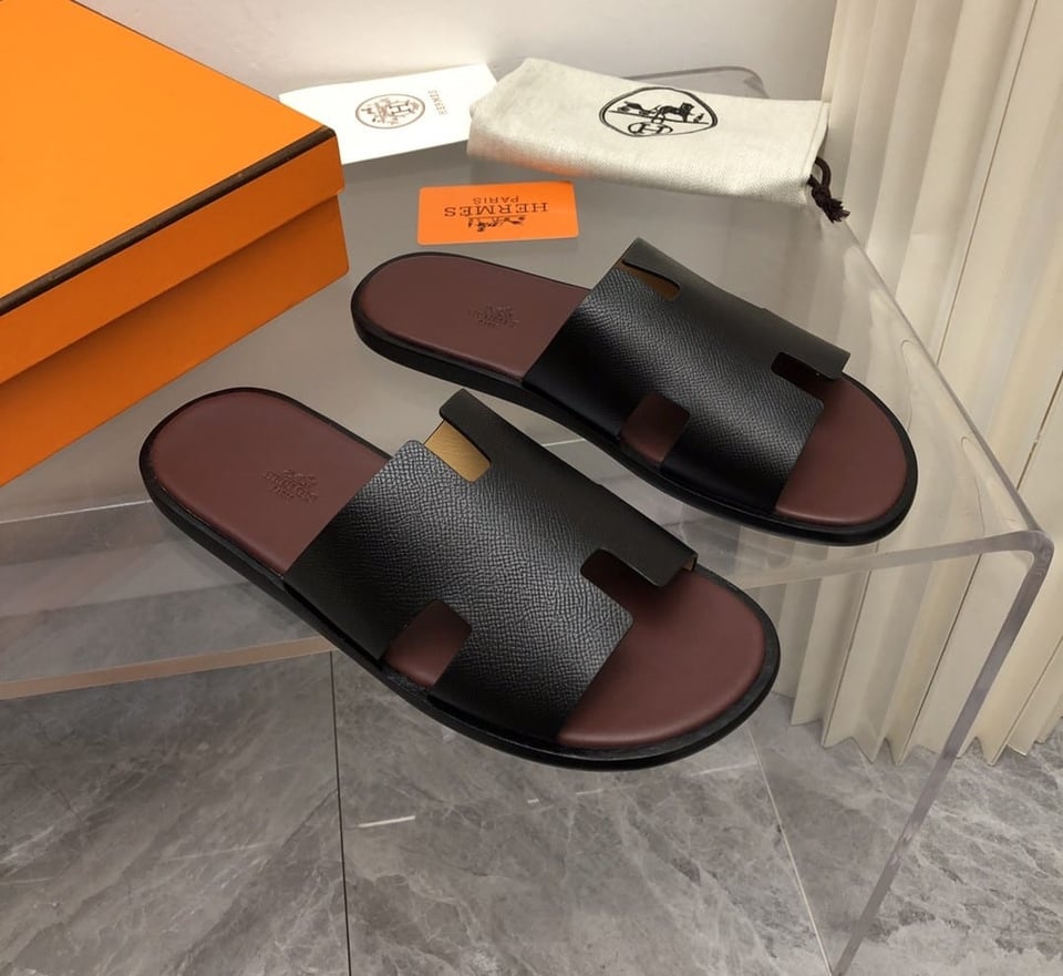 Hermes Izmir Sandal Black And Brown view 5