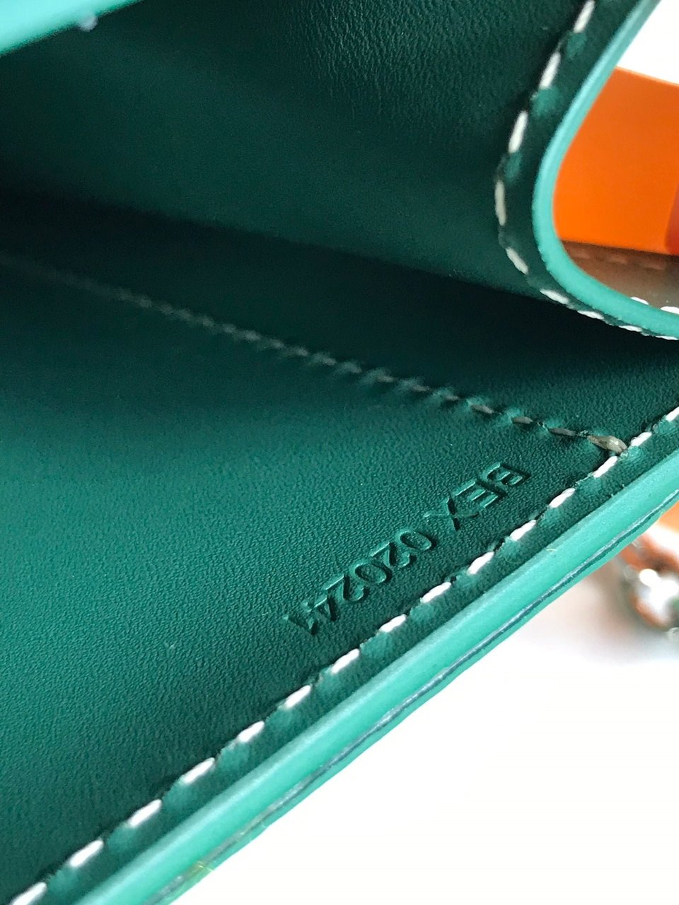 Goyard Duchesse Marie-Caroline Bag 25 Cm Green Goyardine Canvas And Smooth Calfskin view 4