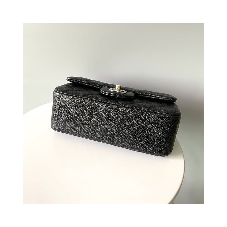 Chanel Caviar Quilted Mini Flap Bag 20cm view 8