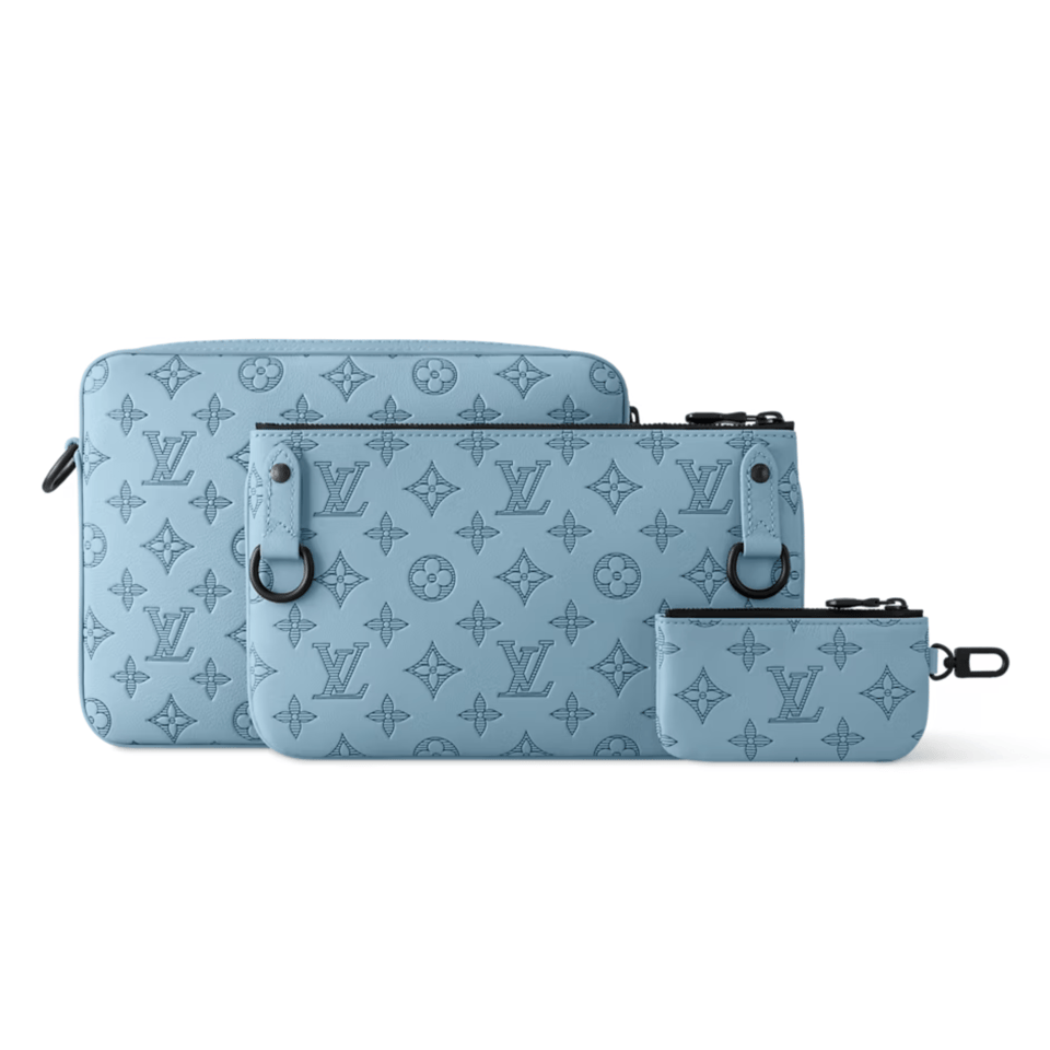 Louis Vuitton Sky Blue Trio Messenger For Men 25cm M14781 view 6