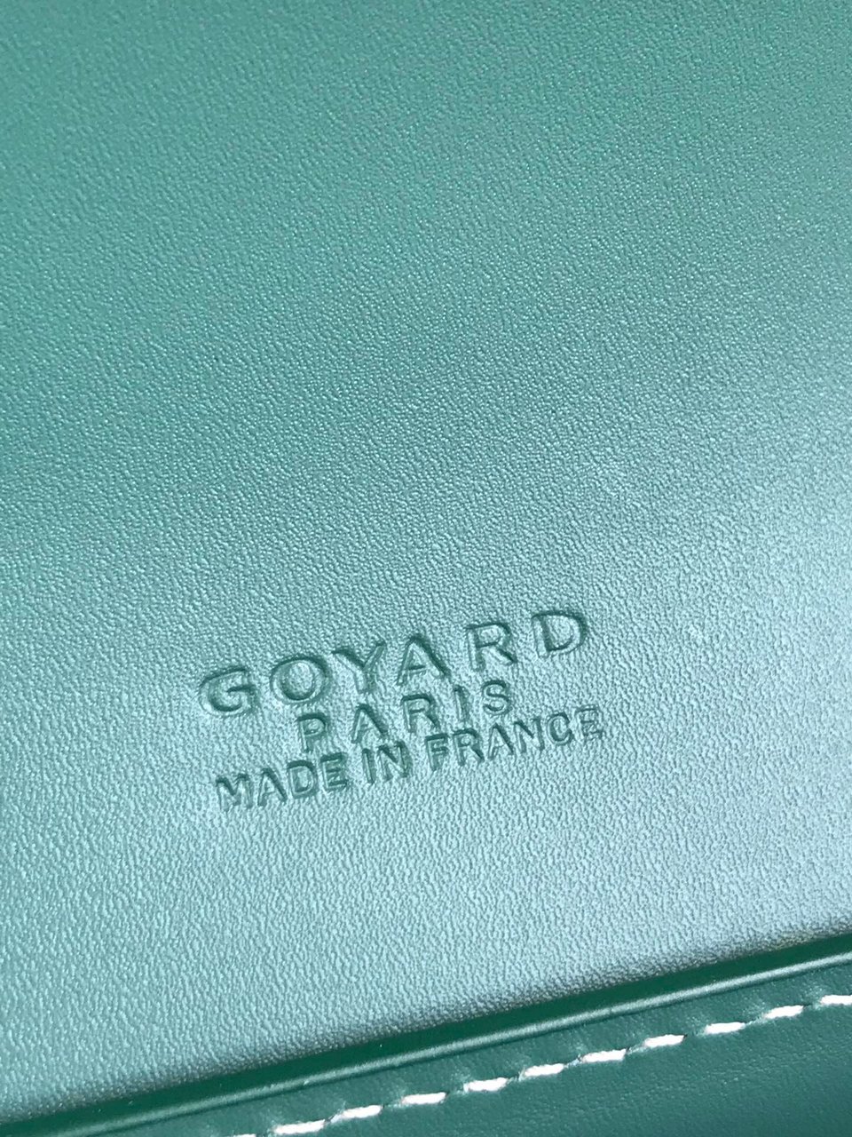 Goyard Duchesse Marie-Caroline Bag 25 Cm Green Goyardine Canvas And Smooth Calfskin view 9