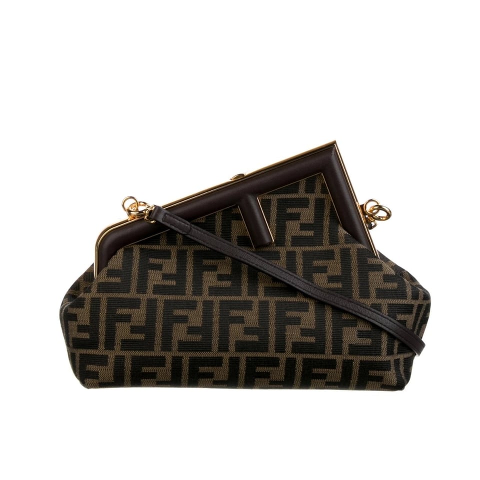 Fendi First Small Ff Brown Bag 26Cm view 2