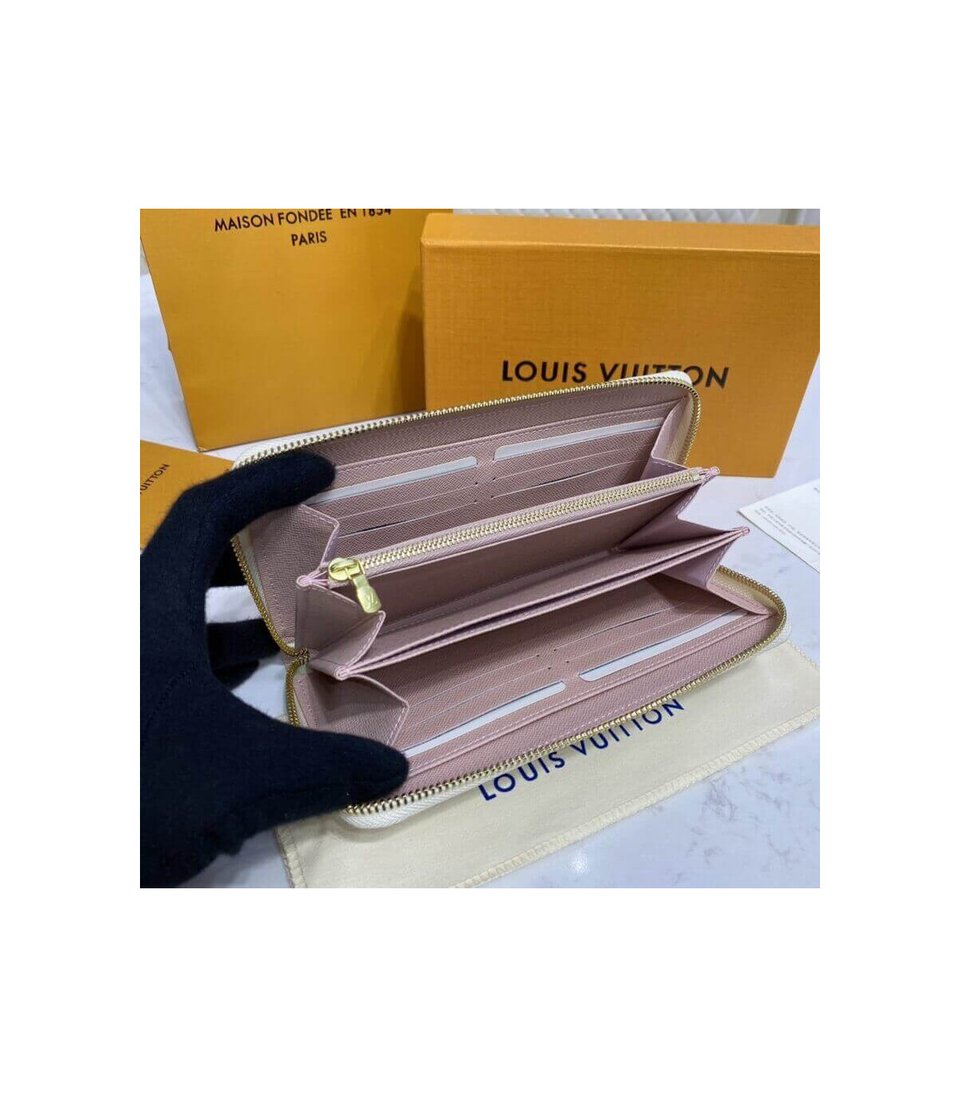 Louis Vuitton Zippy Wallet Mist Gray 19.5cm view 11