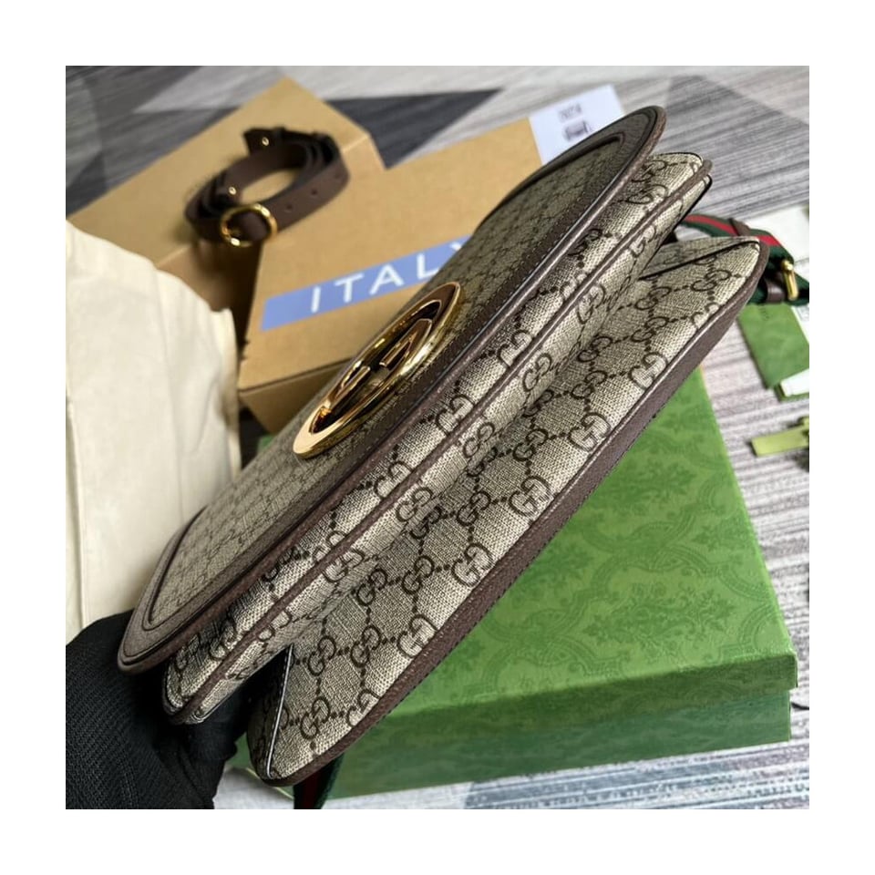 Gucci Blondie Medium Shoulder Bag With Round Interlocking G view 13