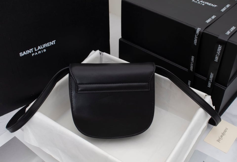 Saint Laurent Kaia Small Smooth Leather Black view 6
