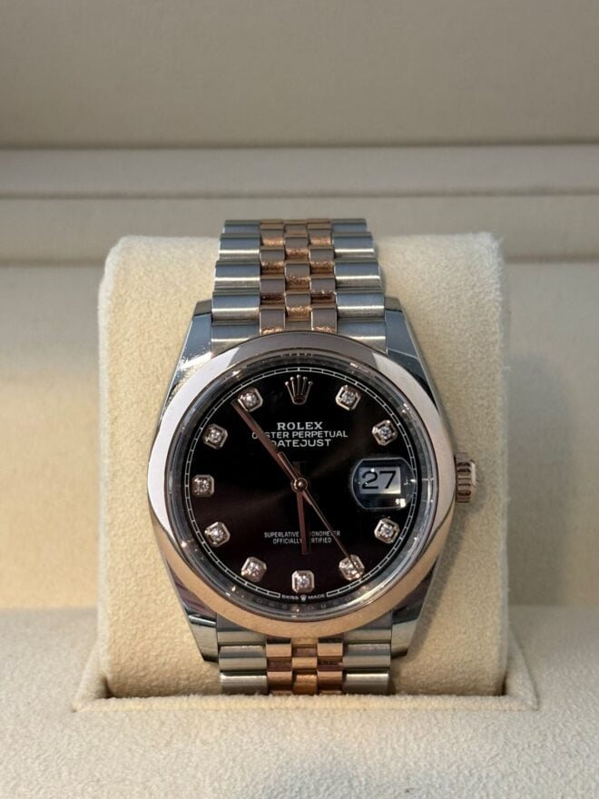 [Superclone] Rolex Datejust 36mm Bright Black Dial Jubilee 126201 view 2