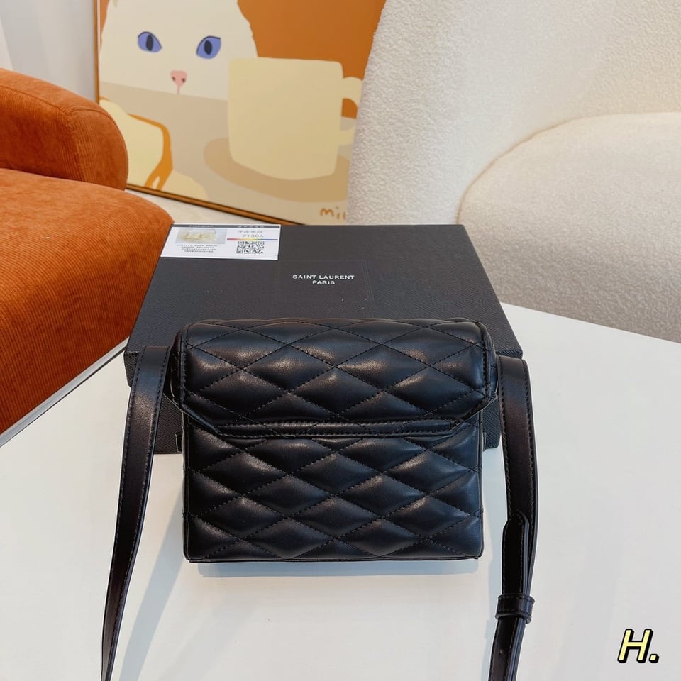 Saint Laurent Women’S June Box Bag Black 19Cm view 4