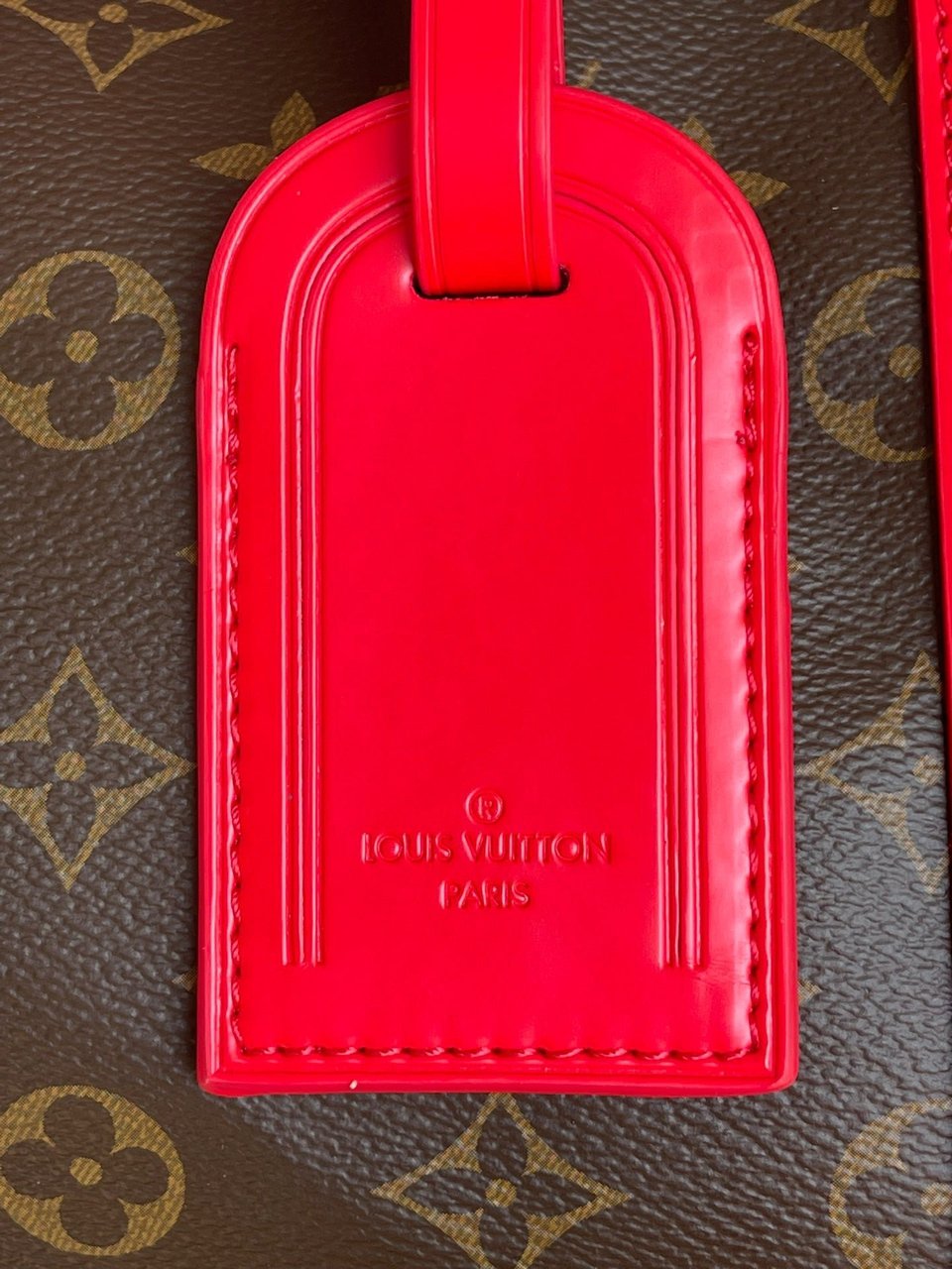 Louis Vuitton Keepall Bandouliere 50 Monogram Canvas Red 50cm LV M44740 view 9