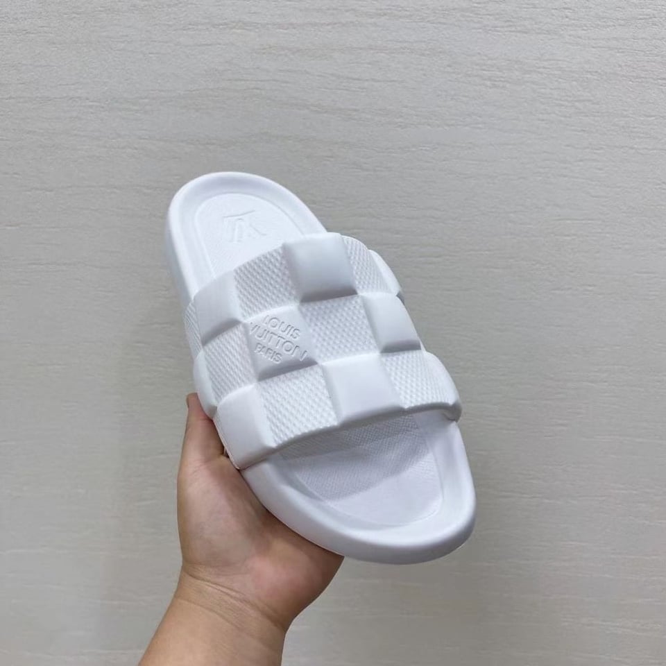 Louis Vuitton Waterfront Mule Maxi Damier Rubber White view 9