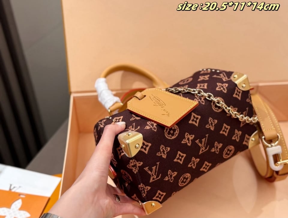 Louis Vuitton Speedy Trunk 20-Pack Box Bag Monogram Origine 16 cm M28102 view 7