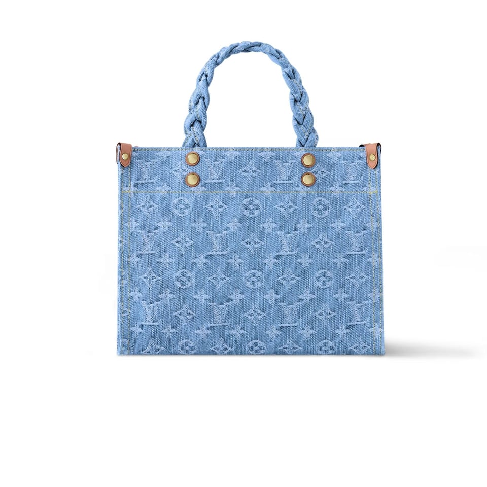 Louis Vuitton Let Go Pm Monogram Sky Blue Denim 30Cm M24897 view 2