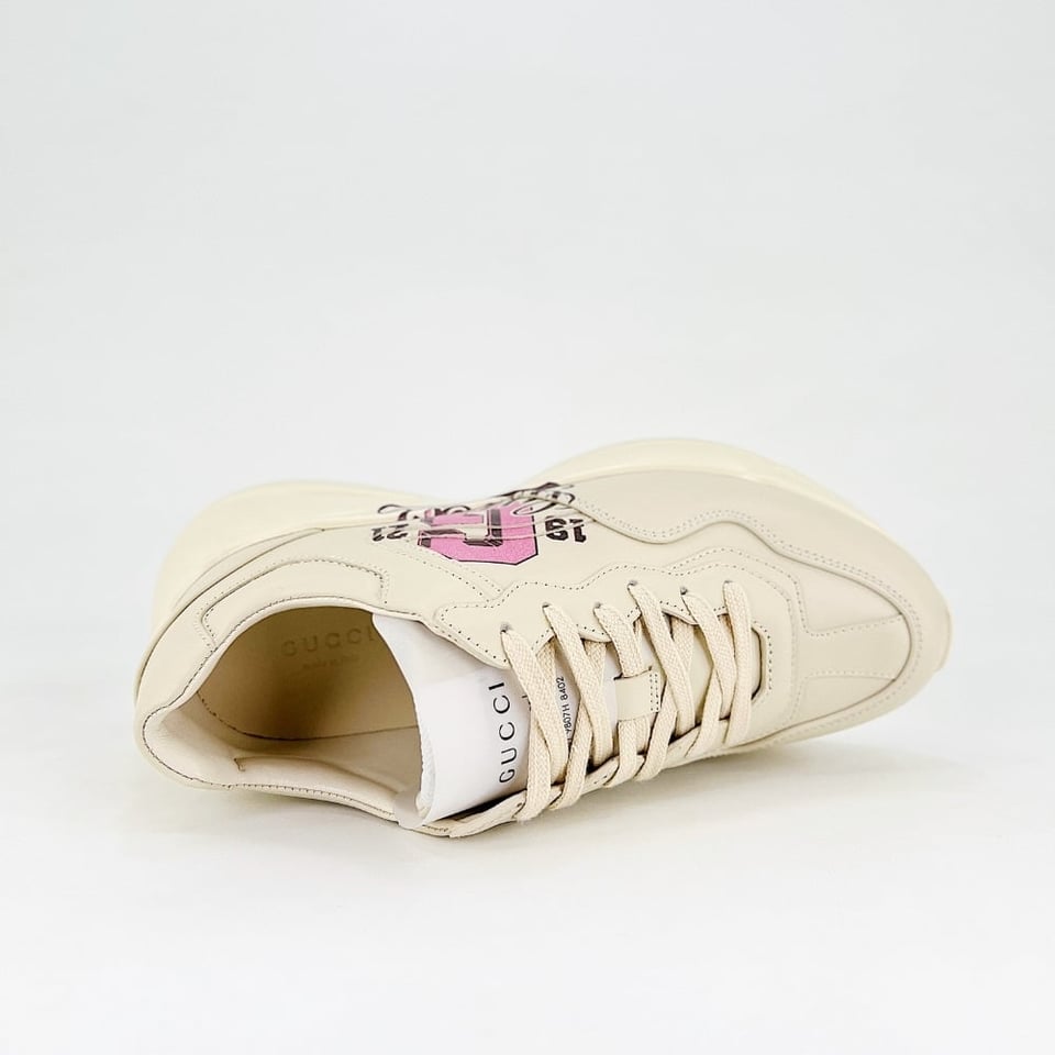 Gucci Women’S Rhyton Trainer Ivory 817482 Upg00 9522 view 4