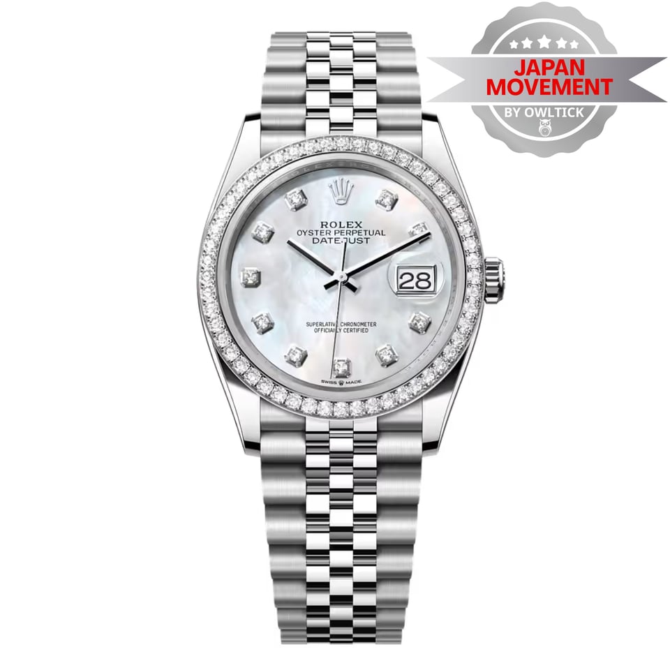 [Superclone] Rolex Datejust 36mm Mother-of-Pearl Dial Jubilee 126284RBR