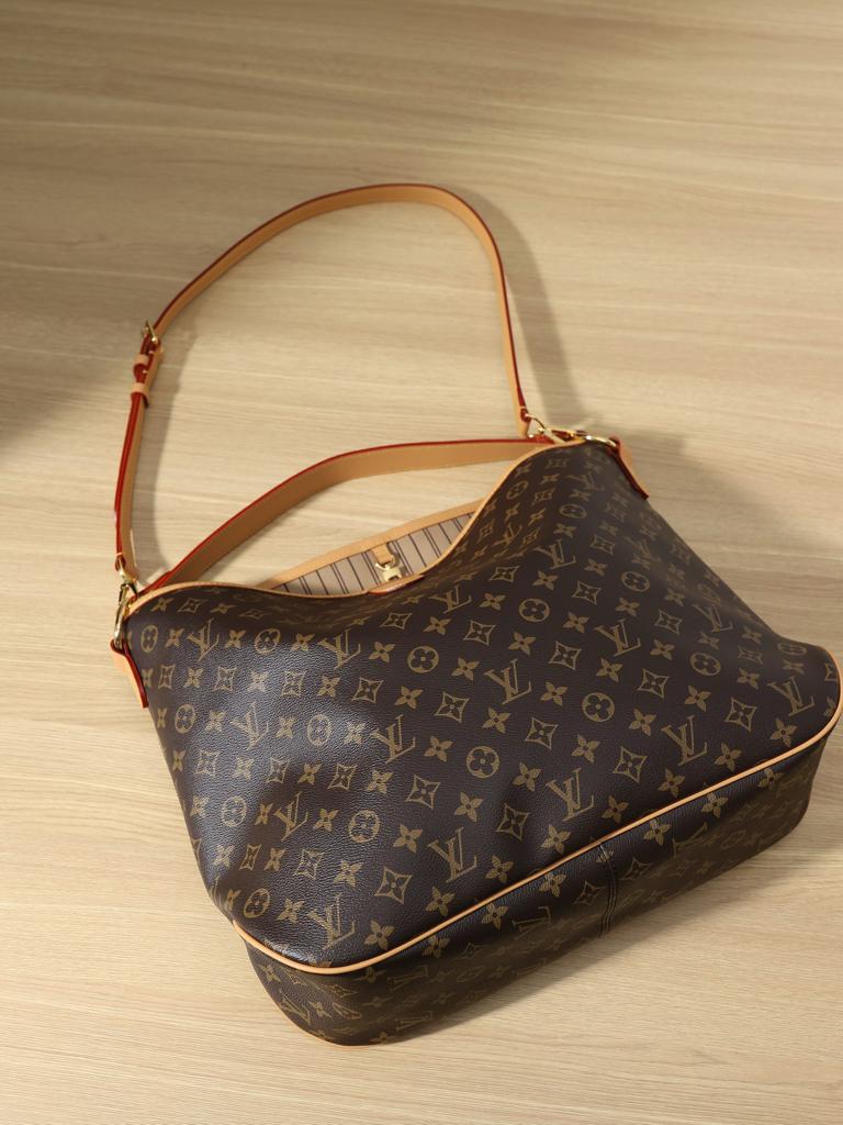Louis Vuitton Delightful Monogram Bag Brown 40Cm M40352 view 7