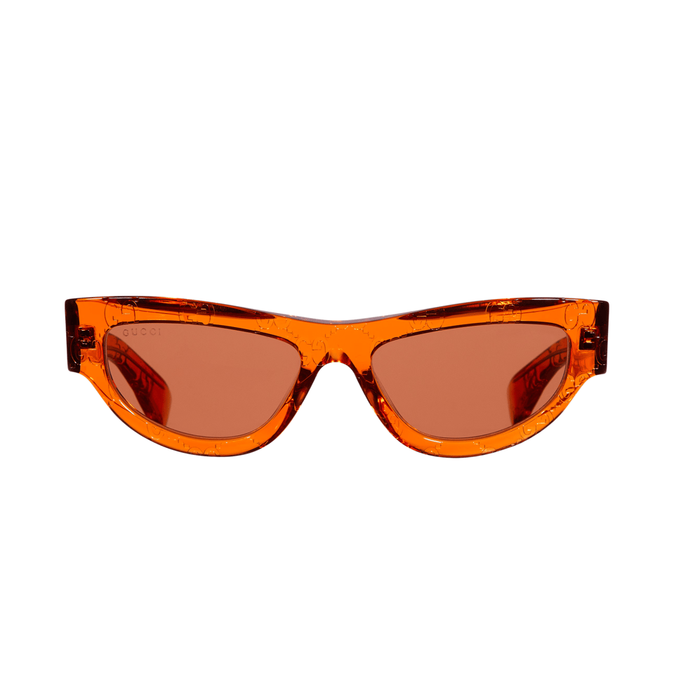 Gucci Orange Cat Eye Sunglasses GG1834S view 2