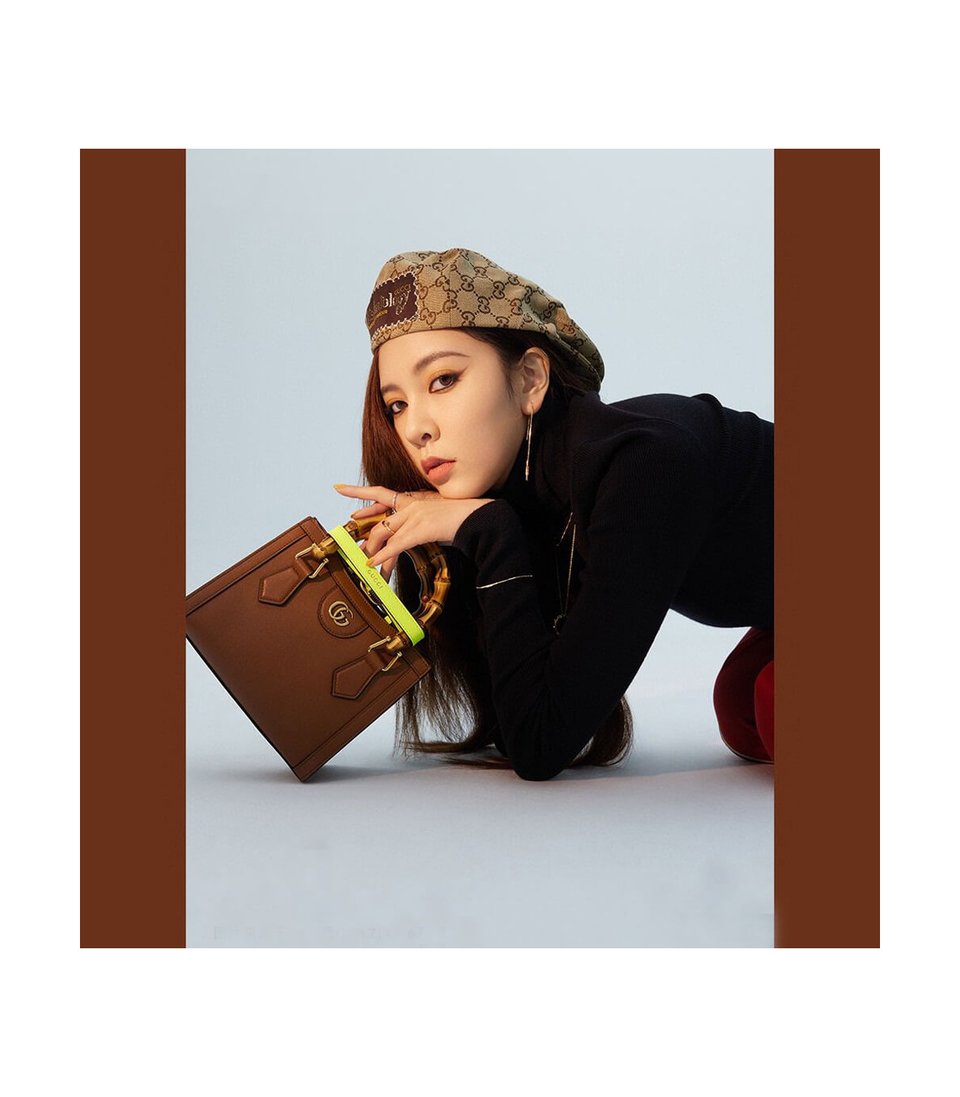 Gucci Diana Mini Tote Bag Brown view 5