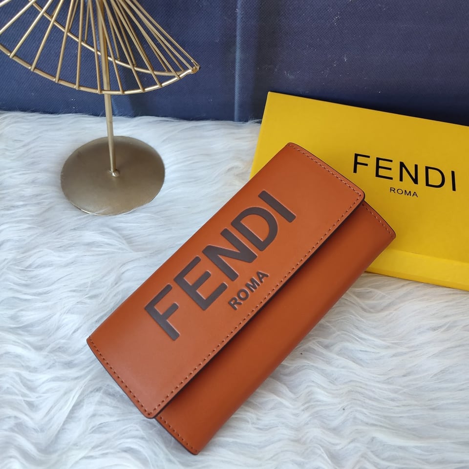 Fendi Roma Continental Brown Wallet view 2