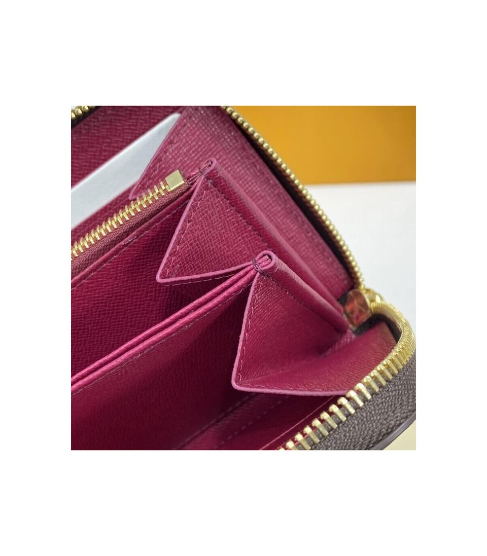 Louis Vuitton Monogram Zippy Wallet Fuchsia view 9