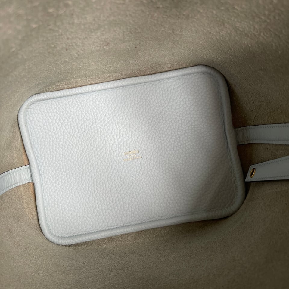 Hermes Picotin Lock Bag In Taurillon Clemence Bleu Pale 22Cm view 9