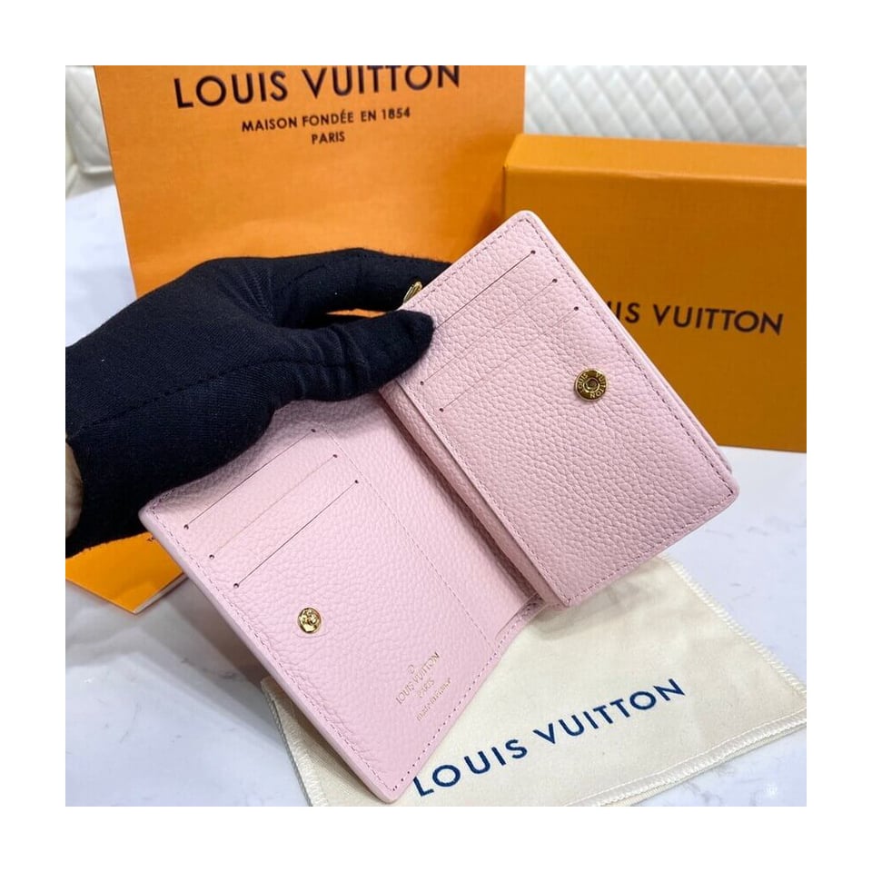 Louis Vuitton Monogram Empreinte Clea Wallet Pink view 11