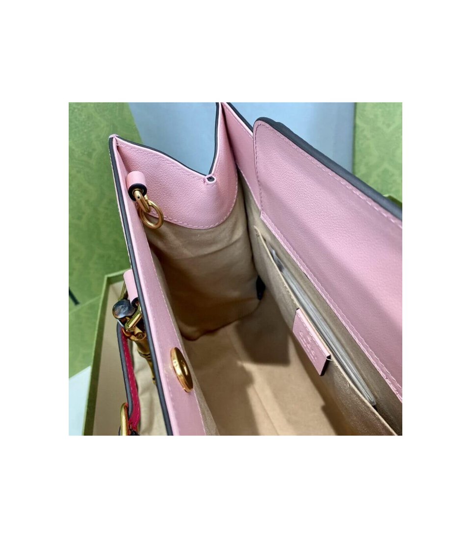 Gucci Diana Small Tote Bag Pink view 11