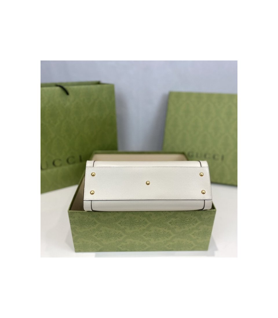 Gucci Diana Small Tote Bag White view 10
