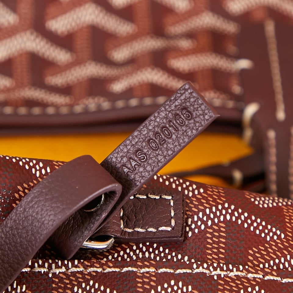 Goyard Saint Louis Pm 34Cm Burgundy Canvas Chevroches Calfskin view 8