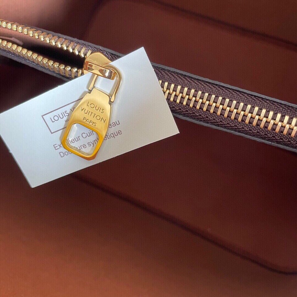 Louis Vuitton Luxury Monogram Canvas And Leather Handbag Neonoe Caramel view 10