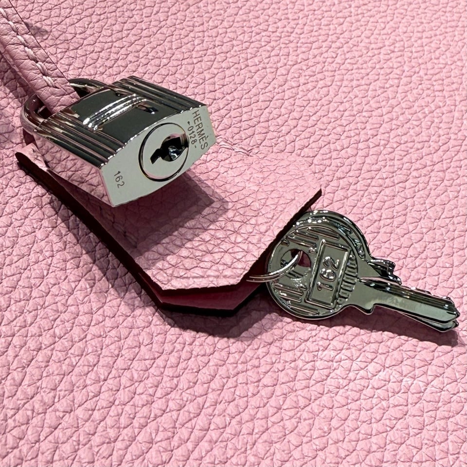 Hermes Birkin 25Cm Baby Pink Togo Leather Silver Hardware 237506 view 4