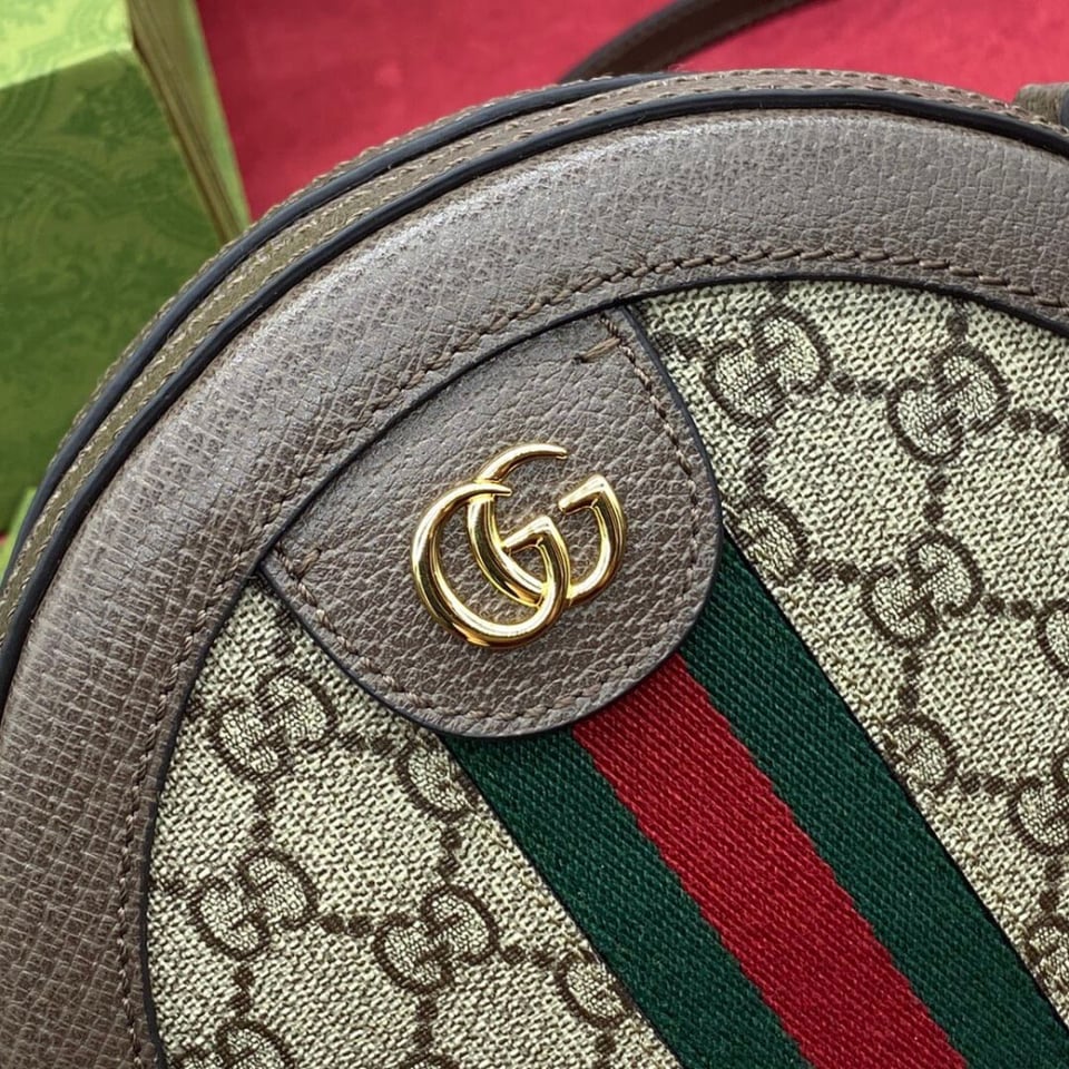 Gucci Ophidia Mini GG Round Shoulder Bag view 16
