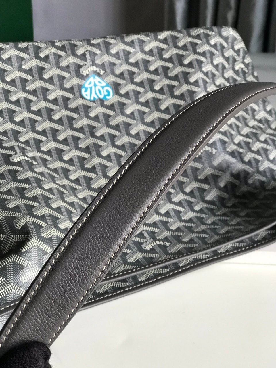 Goyard Hobo Boheme 42Cm Grey Canvas view 7