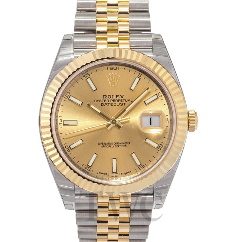 Rolex Datejust II 41mm Champagne Dial 126333 view 2