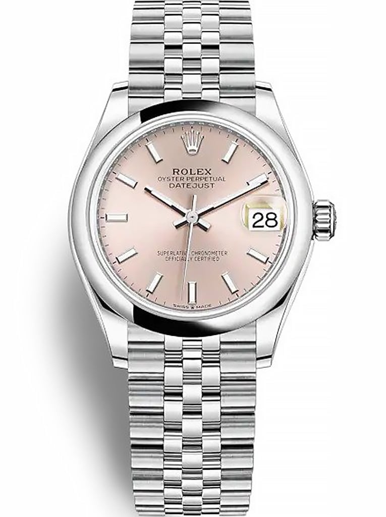Rolex Datejust 31mm Pink Dial 278240 view 2