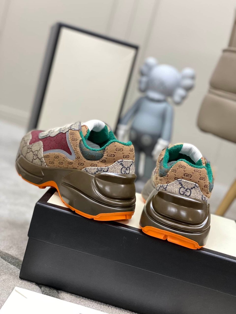 Gucci Women’S Gg Rhyton Sneaker ?619891 99Wg0-6060 view 10