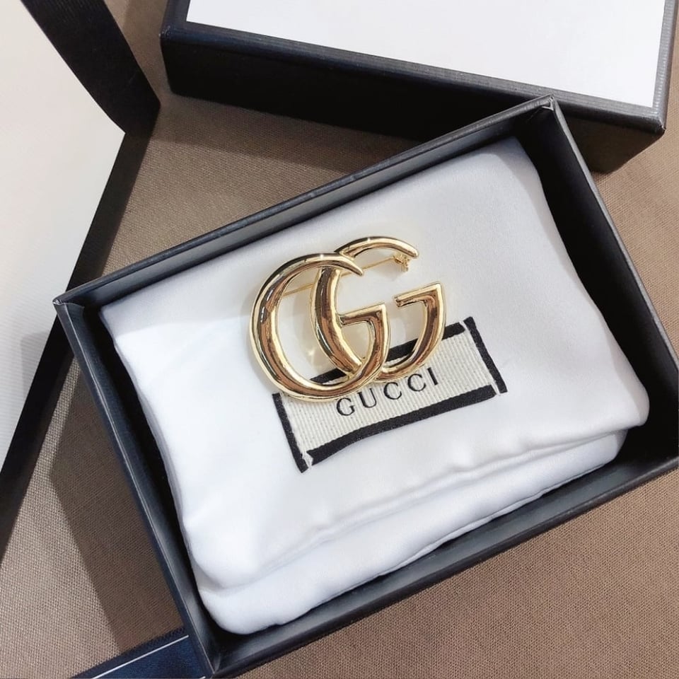 Gucci Gg Brooch Gold view 2
