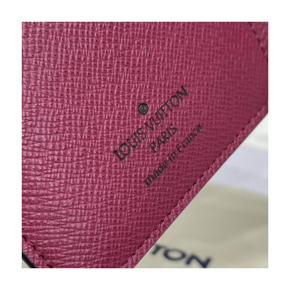 Louis Vuitton Damier Ebene Juliette Wallet Bordeaux view 10