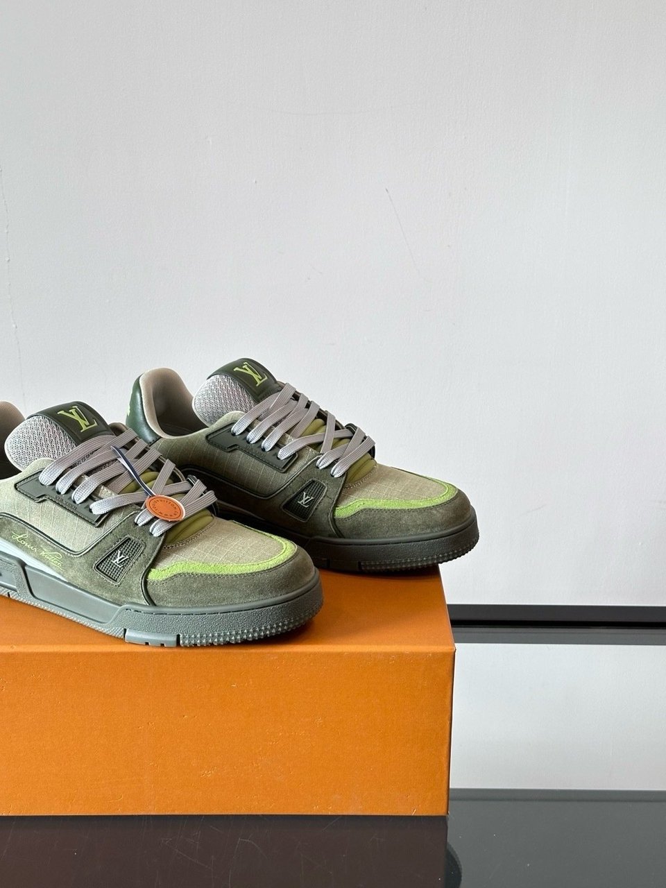 Louis Vuitton LV Trainer Outdoor Sneaker Green for Men view 8