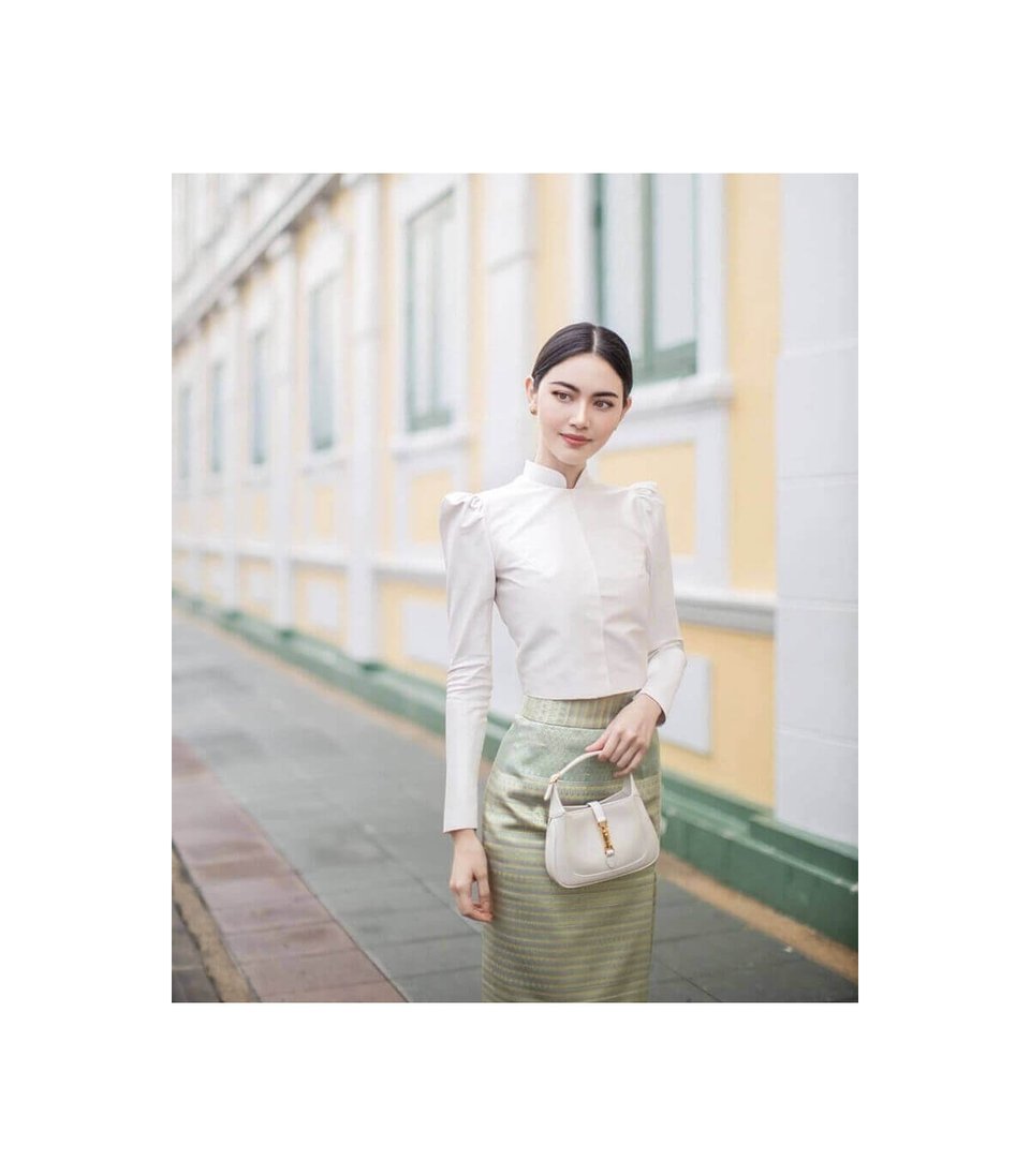 Gucci Jackie 1961 Mini Hobo Bag In White Leather 19cm view 9