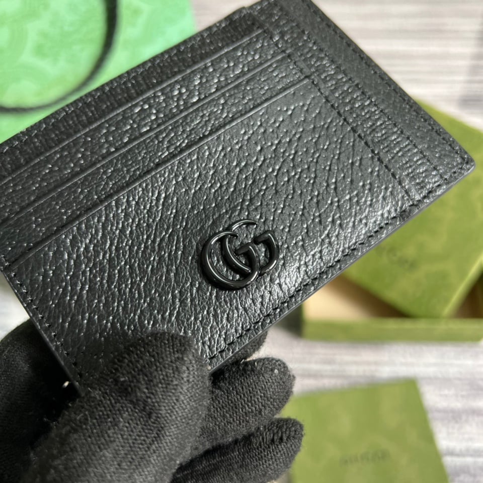 Gucci GG Marmont Card Case Black 4.7in/12cm For Men view 8