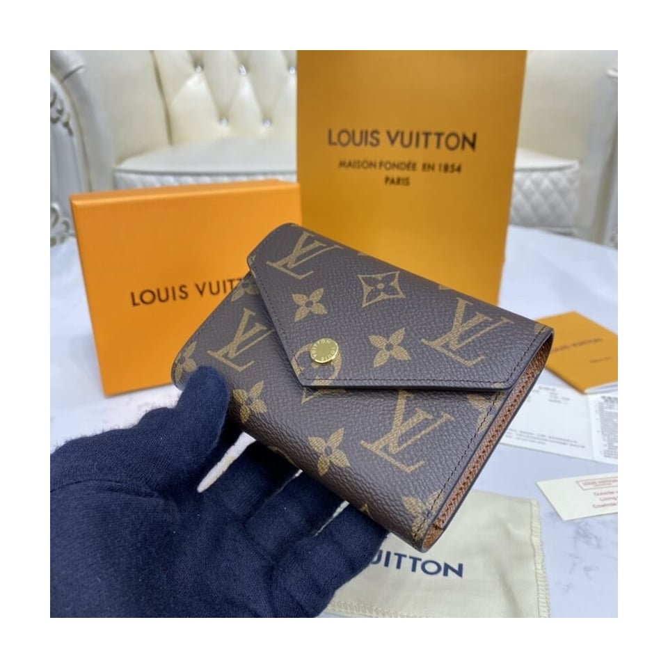 Louis Vuitton Monogram Canvas Victorine Wallet view 4