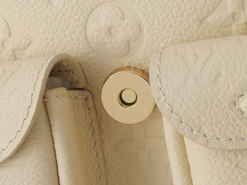 Louis Vuitton Backup Backpack – Monogram Empreinte Leather Cream M47106 22cm/ 8.7cm view 15