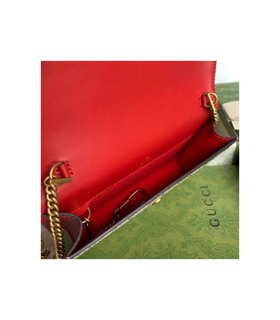 Gucci GG Supreme Mini Bag With Cherries view 14
