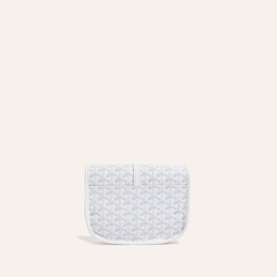 Goyard Belvedere Mm Bag 28Cm White Canvas view 4