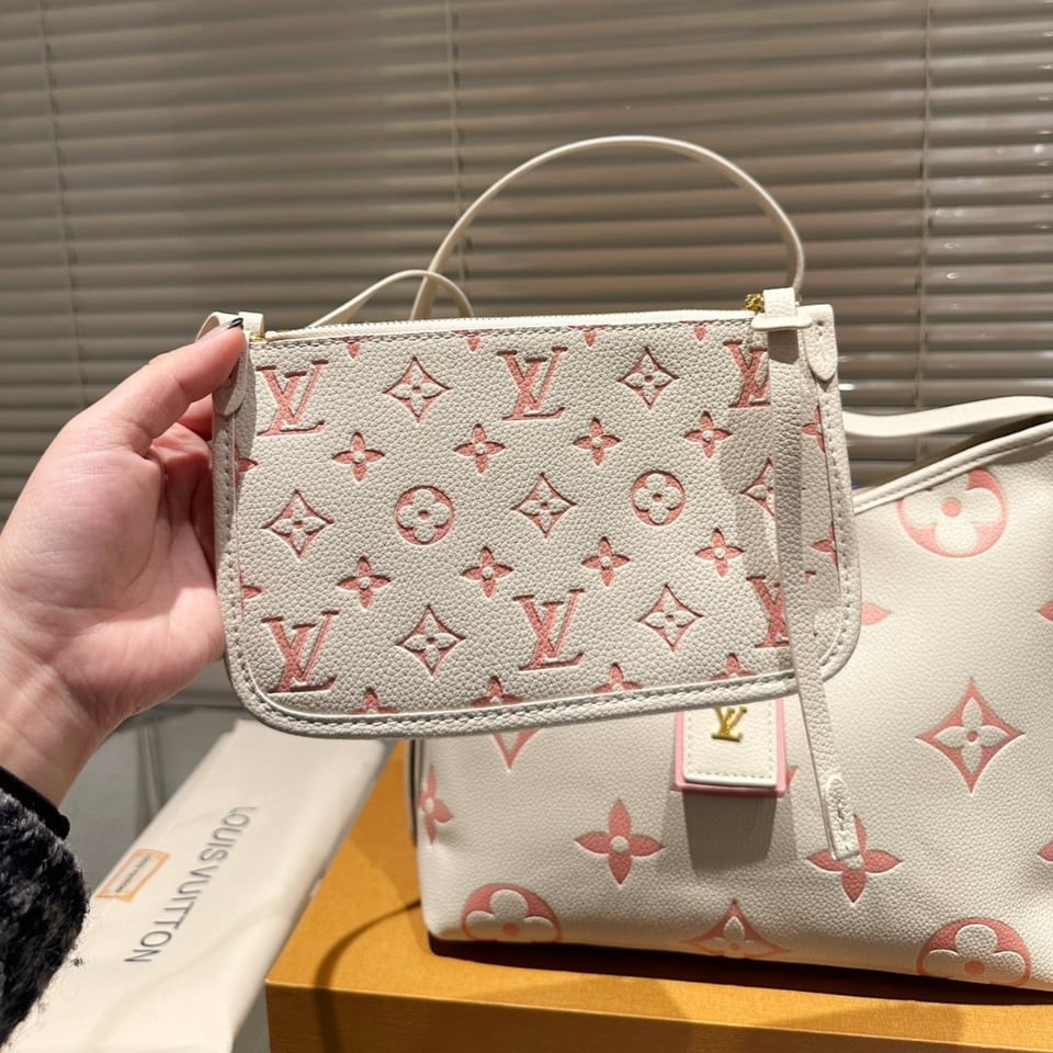 Louis Vuitton Carryall Pm Bicolour Monogram Empreinte Leather 30Cm M24141 view 5