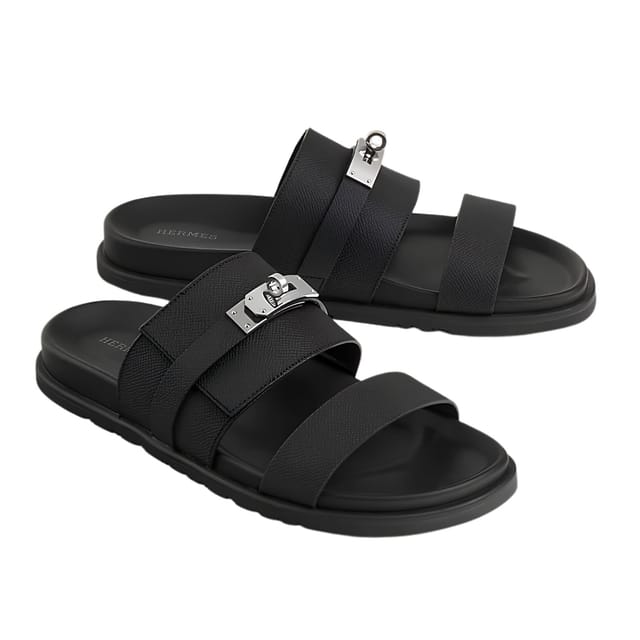 Hermes Jackson Sandal Noir Color Calfskin H242949ZH03390