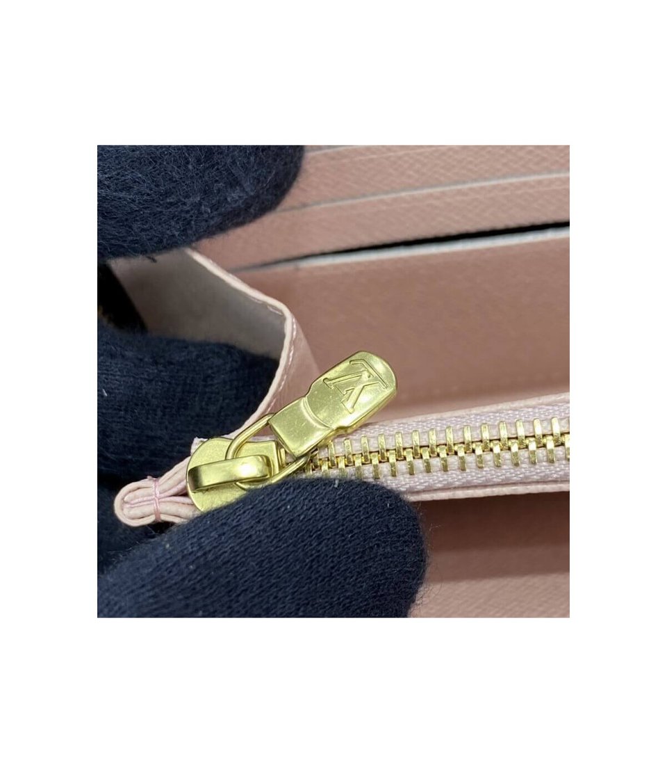 Louis Vuitton Monogram Zippy Wallet Pink view 9