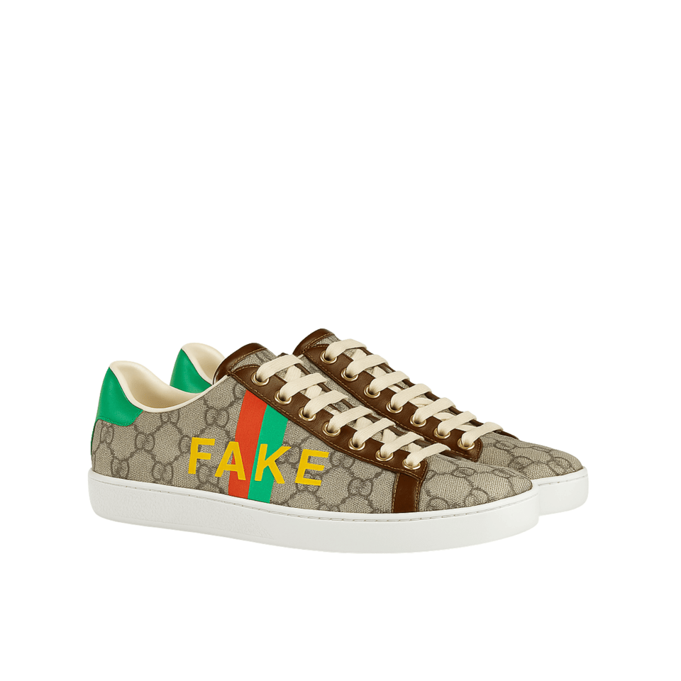 Gucci Ace ?Fake Not Print? 636358 2Gc10 8260 view 2