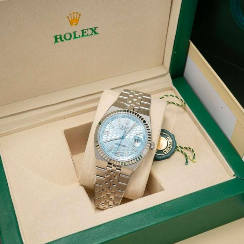 [Superclone] Rolex Land-Dweller 40mm Ice Blue Dial Flat Jubilee 127336 view 4