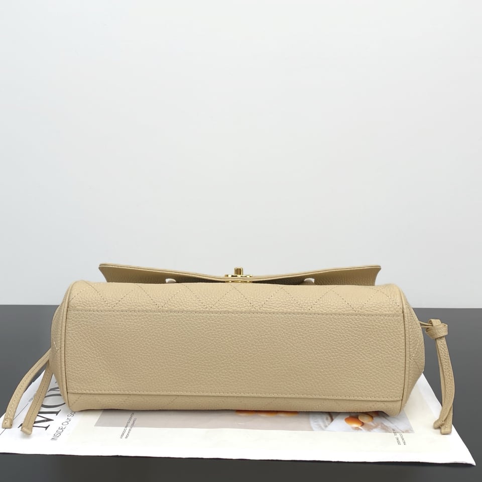 Chanel Urban Essential Tote Light Beige Caviar Gold Hardware 30cm/11.8in view 3