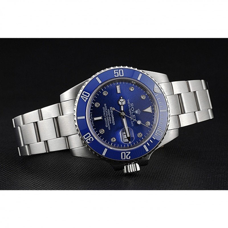 Rolex Submariner 40mm Blue Dial 622638 view 5